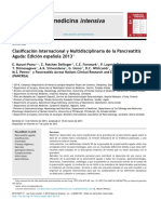 Clasificación Internacional y Multidisciplinaria de La Pancreatitis Aguda Edición Española 2013 PDF