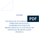 Informe Victimas Motivacion Politica 2010