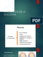 Anomalías de La Placenta