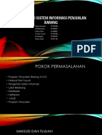 Sistem Informasi Penjualan Barang