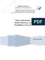 Plani I Perdorimit Te Radio Frekuencave Ne Republiken e Kosoves PDF