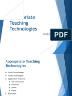 Module 8 - Appropriate Teaching Technologies