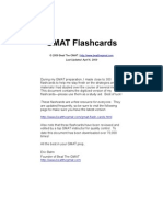 Free GMAT Flashcards