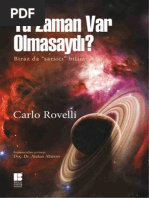 Carlo Rovelli - Ya Zaman Var Olmasaydı PDF