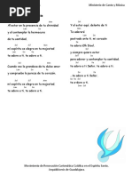 Letra del Canto Incomparable | PDF | Arte | Religión y espiritualidad