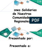 accion solidaria comunitaria proyecto