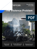 [Extract] BNamericas - Political Risk Report - The Violence Problem