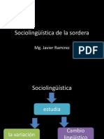 Sociolingüística de La Sordera