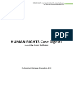 HUMAN RIGHTS Case Digests