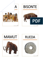 Tarjetas Prehistoria para Imprimir PDF