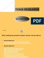 Operations Research: An Overview