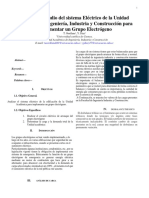 Análisis para La Implementación de Un Grupo Electrógeno para La Edificación de La Unidad Académica de Ingeniería, Industria y Construcción