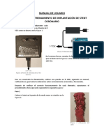 Manual de Usuario - Proyecto Stent Coronario