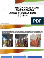 CHarla Plan de Emergencia piscina sur.