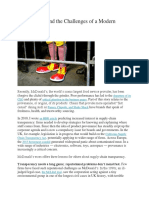 MC DonaldS CASE STUDY FOR SCOR MODEL PDF