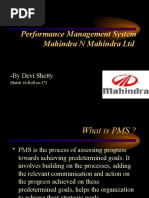 Performance Management System Mahindra N Mahindra LTD