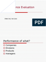 EMBA 5412 Performance Evaluation