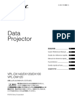 MANUAL DE PROYECTOR SONY