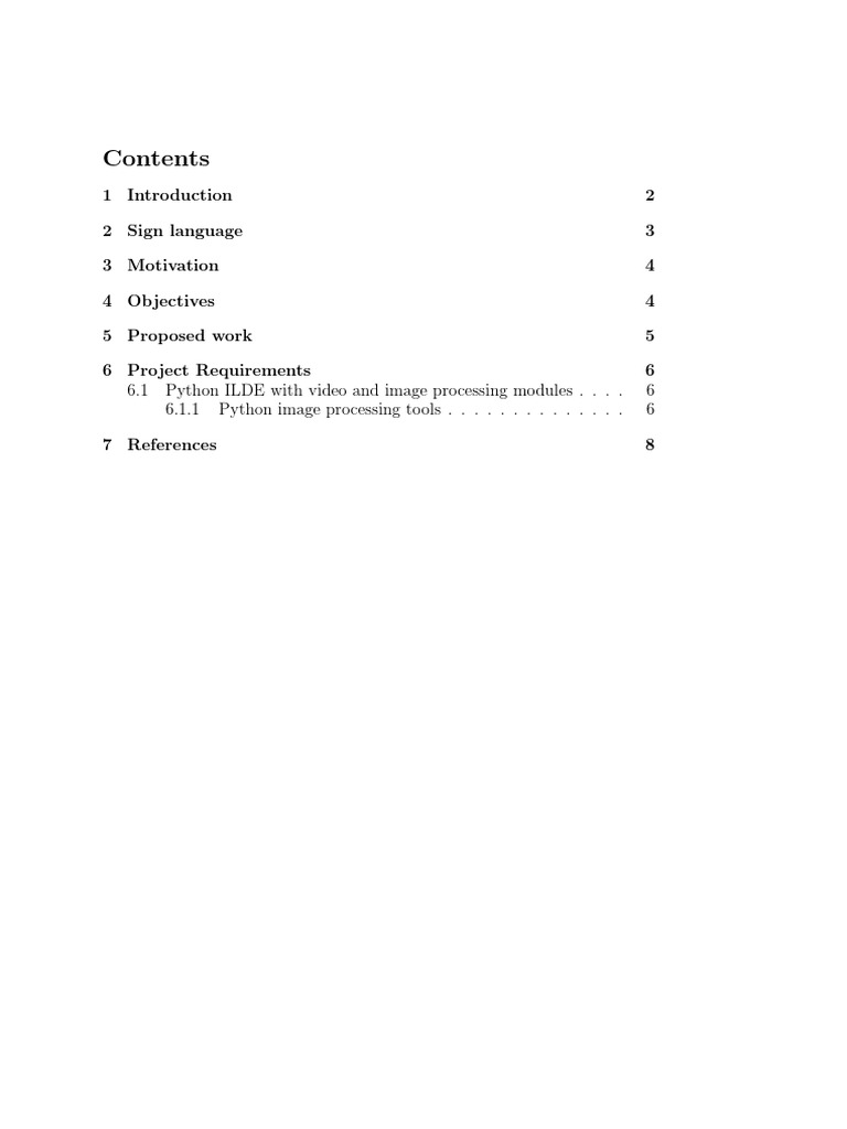 Sign Language Recognition System Overview | PDF | Sign Language ...