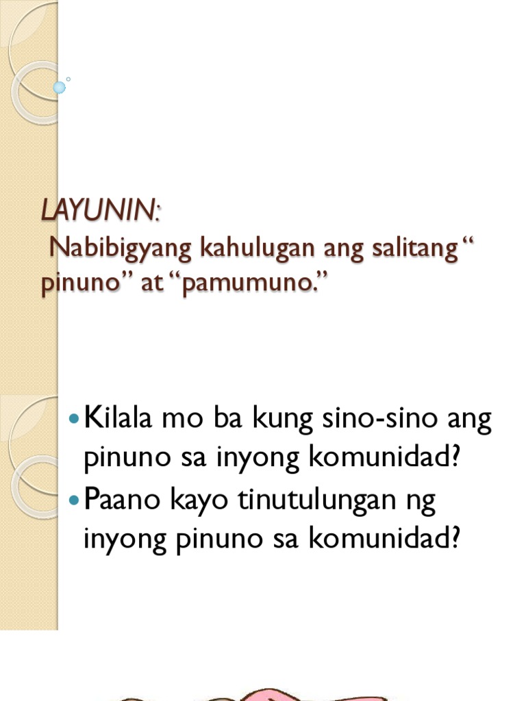 25 - AP - 3rdGrading-Nabibigyang Kahulugan Ang Salitang Pino at ...