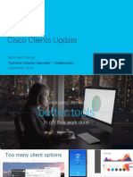 Cisco Collaboration Clients Update