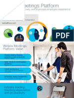 Webex Meeting Platform