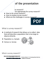 Survey Research Handout