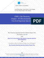 Class 12th Chemistry Chapter 3 (Electrochemistry) Important Unsolved Questions.pdf