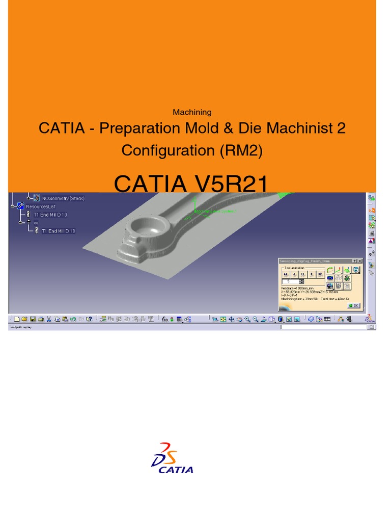 Catia RM2 R21 | PDF | Machining | 3 D Computer Graphics