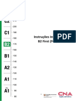 B2 First - FCE Instruções Invigilator PDF