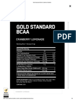 Gold Standard BCAA - Optimum Nutrition