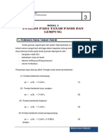 MODUL 3-Pondasi Pada Tanah Pasir Dan Lempung (Tek-Fondasi)