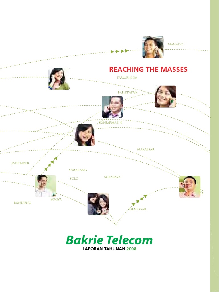 Laporan Tahunan Bakrie Telecom 2008 | PDF