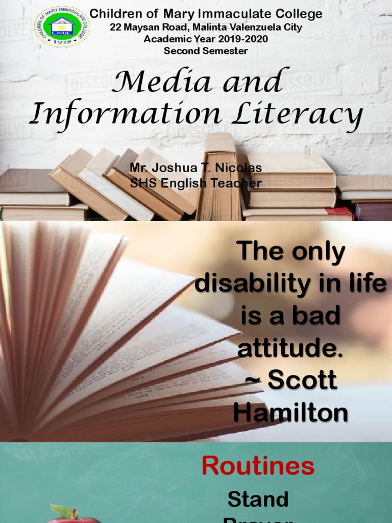 Media and Information Literacy Guide | PDF | Mass Media | Literacy