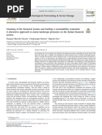 Greening of The Financial System and Fuelling A Sustainability Transition A Discursive Approach To Assess Landscape Pressures On The Italian Financial System