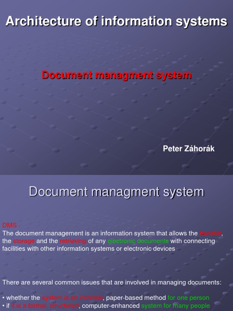 Document Management System Overview | PDF | Version Control | Metadata