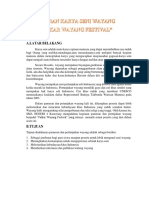 Proposal Pameran Karya Seni Wayang