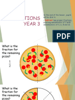 FRACTIONS Subtractions