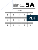 2019 WMI Grade 5 Answer