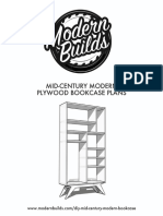 Bookcase Plans Modern Builds