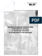 Tecniche progettuali per interventi di cooperazione