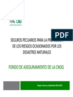 Seguros Pecuarios Por Desastres Naturales