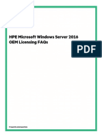 HPE OEM Windows 2016 FAQ
