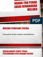 Peranan Tun Perak Sebagai Bendahara Melaka