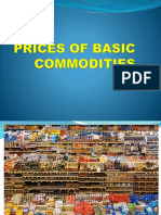 Lesson 4 PRICES OF BASIC COMMODITIES