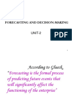 Forecasting and Decision-Making