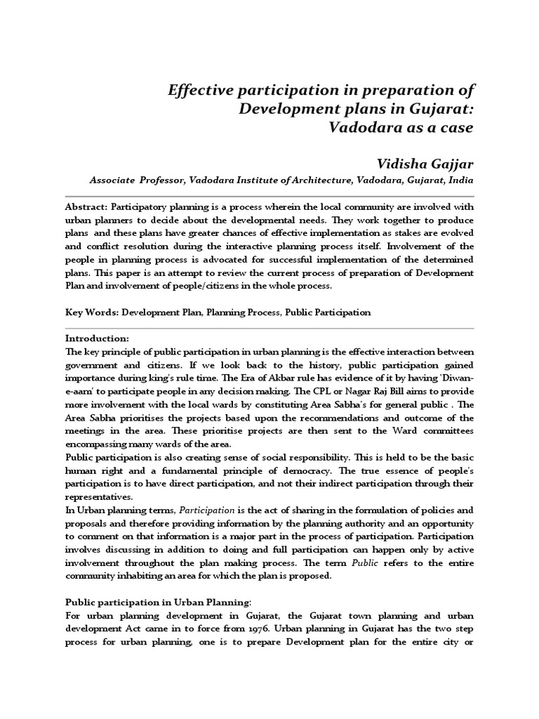 Public Participation | PDF | Public Participation | Urban Planning