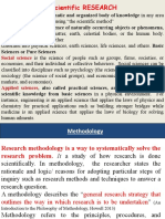 Research Methodology Basics-Types of Research - Hypothesis - Question - Variables