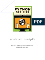 PythonforKidsLesson Doc