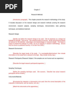 Writing Chapter 3: Research Methods Guide | PDF | Science & Mathematics
